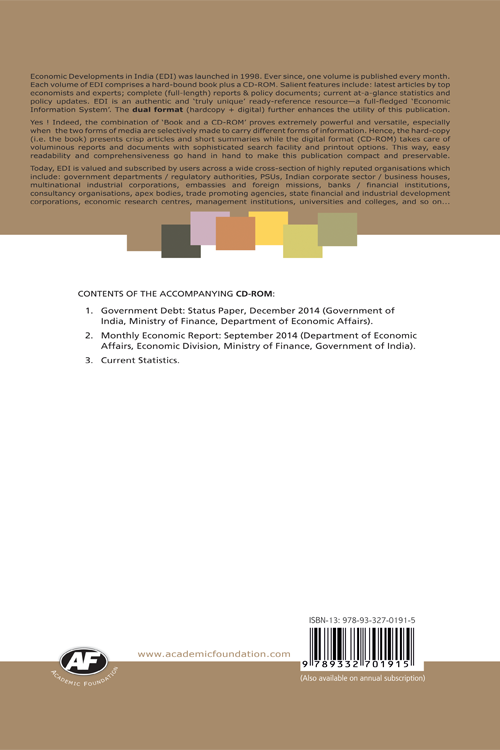 Economic Developments in India : Volume - 204