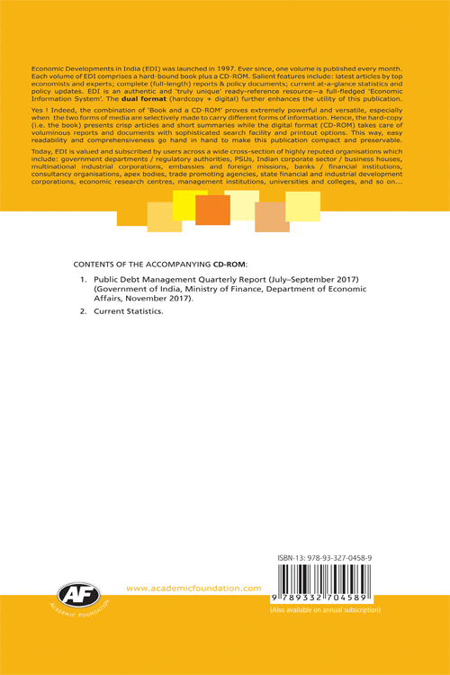 Economic Developments In India : Volume-239