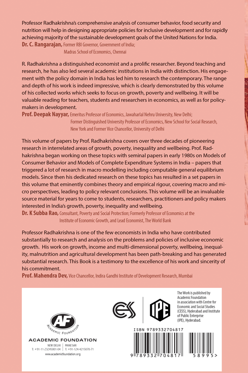 Essays on Growth, Poverty and Wellbeing