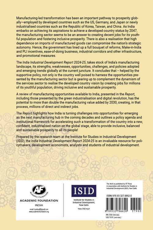 India Industrial Development Report 2024-25
