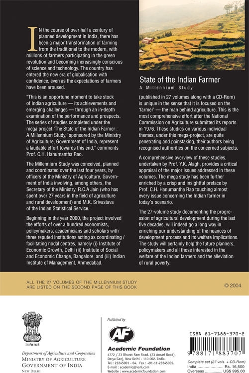 State of the indian farmer