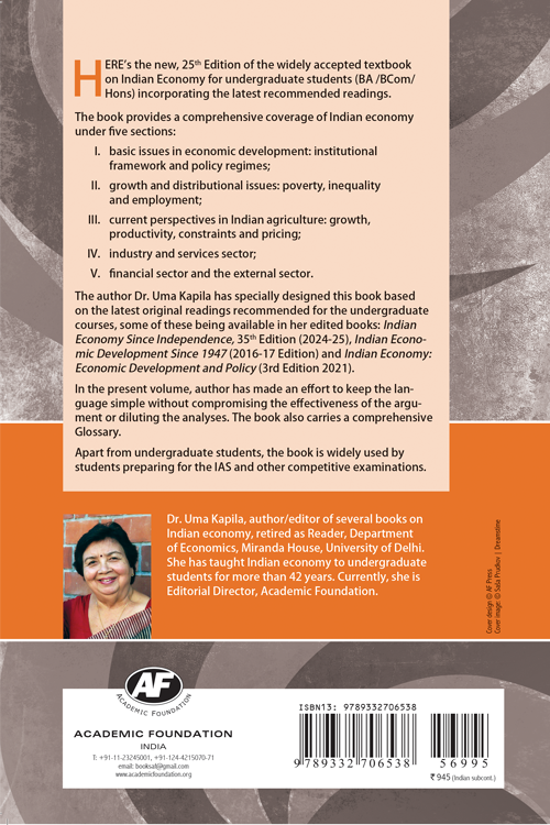 Indian Economy (25th Edition): 2024-25