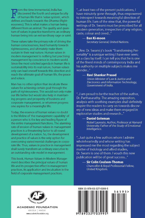 Human Values in Modern Management