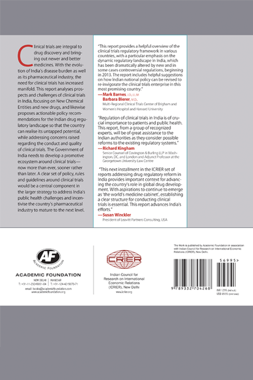 Challenges and Prospects for Clinical Trials in India