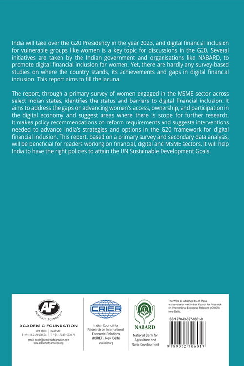 Digital Financial Inclusion of Women in MSMEs