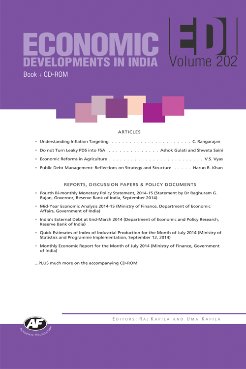 Economic Developments in India : Volume - 202