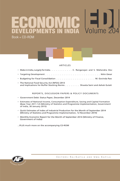 Economic Developments in India : Volume - 204