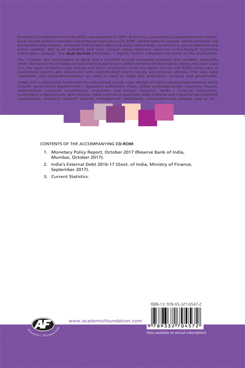 Economic Developments In India : Volume-238