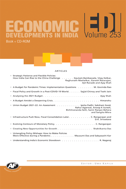 Economic Developments In India : Volume-253