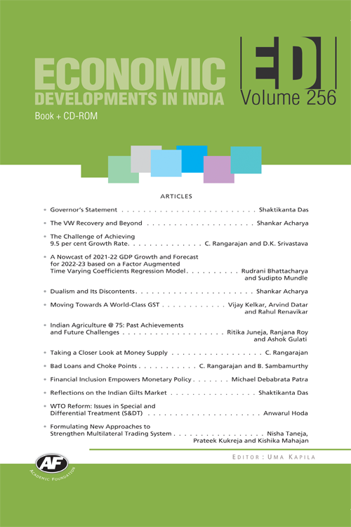 Economic Developments In India : Volume-256
