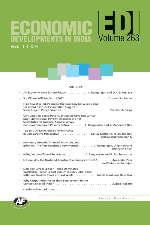 Economic Developments In India : Volume-263