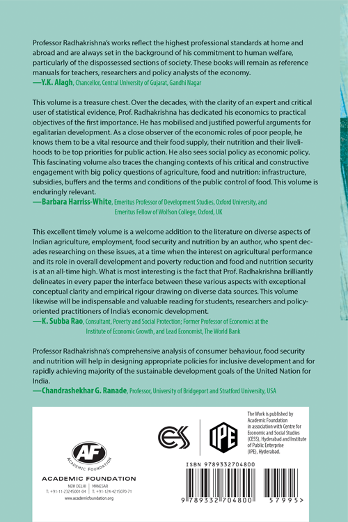 Essays on Agriculture, Food Security and Nutrition