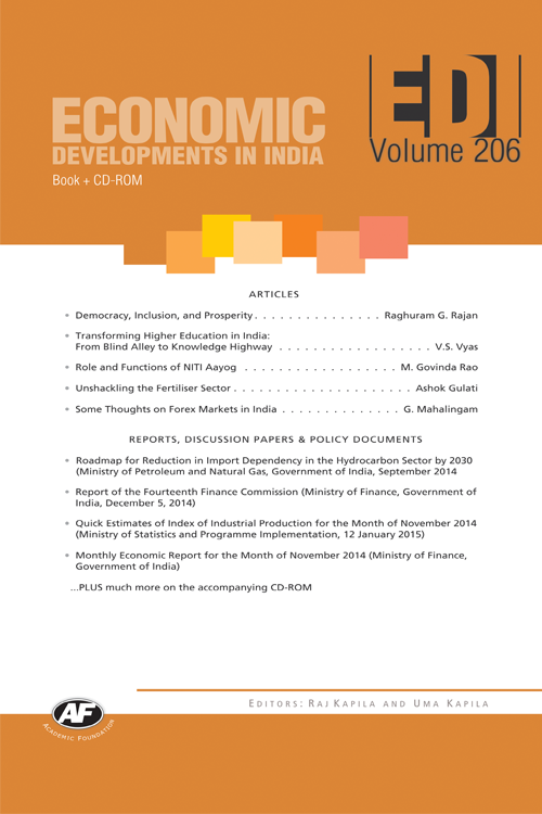Economic Developments in India : Volume - 206