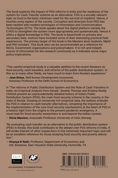 The Reforms in Public Distribution System and the Role of Cash Transfers in India